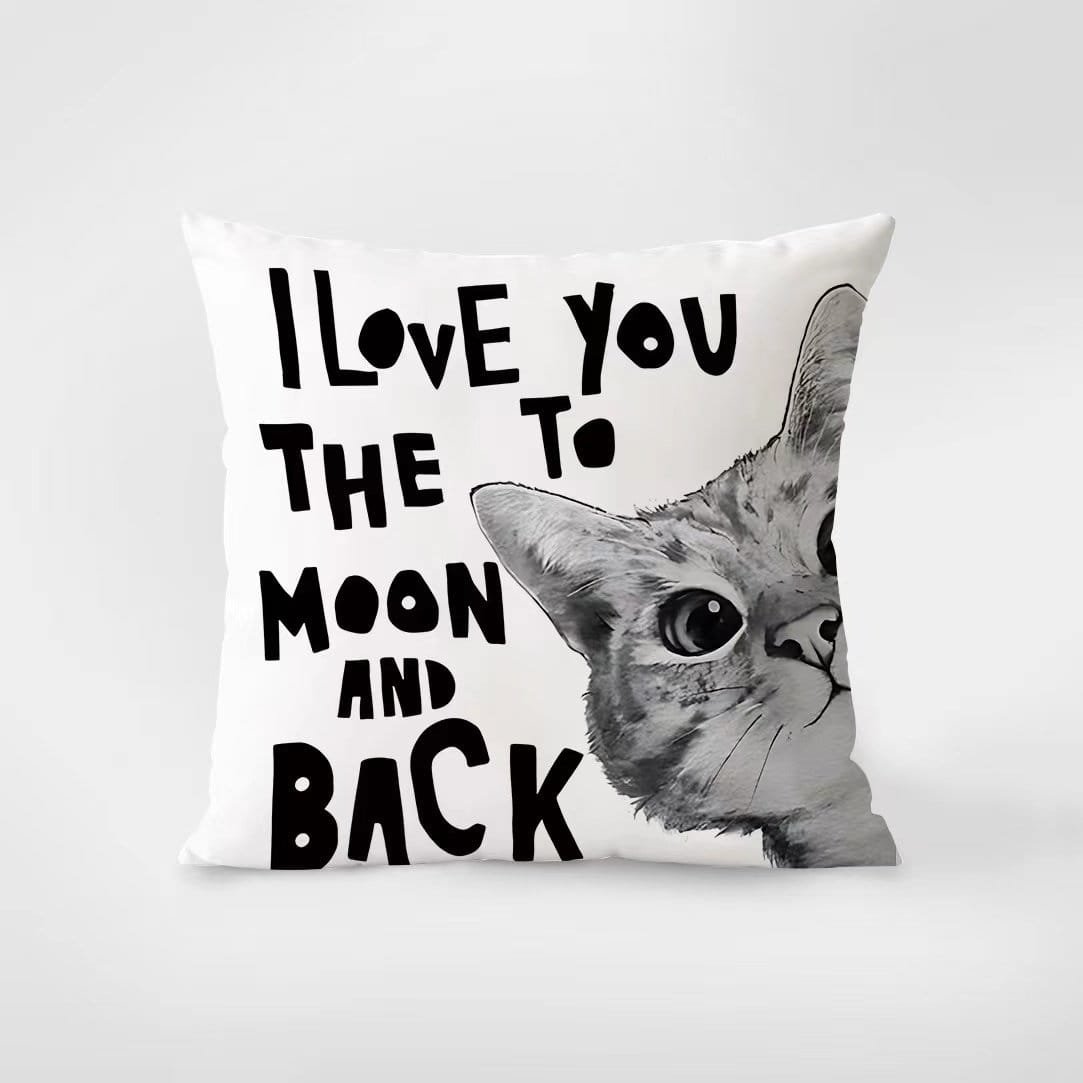 卡通短毛绒磨毛抱枕