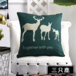 卡通短毛绒磨毛抱枕