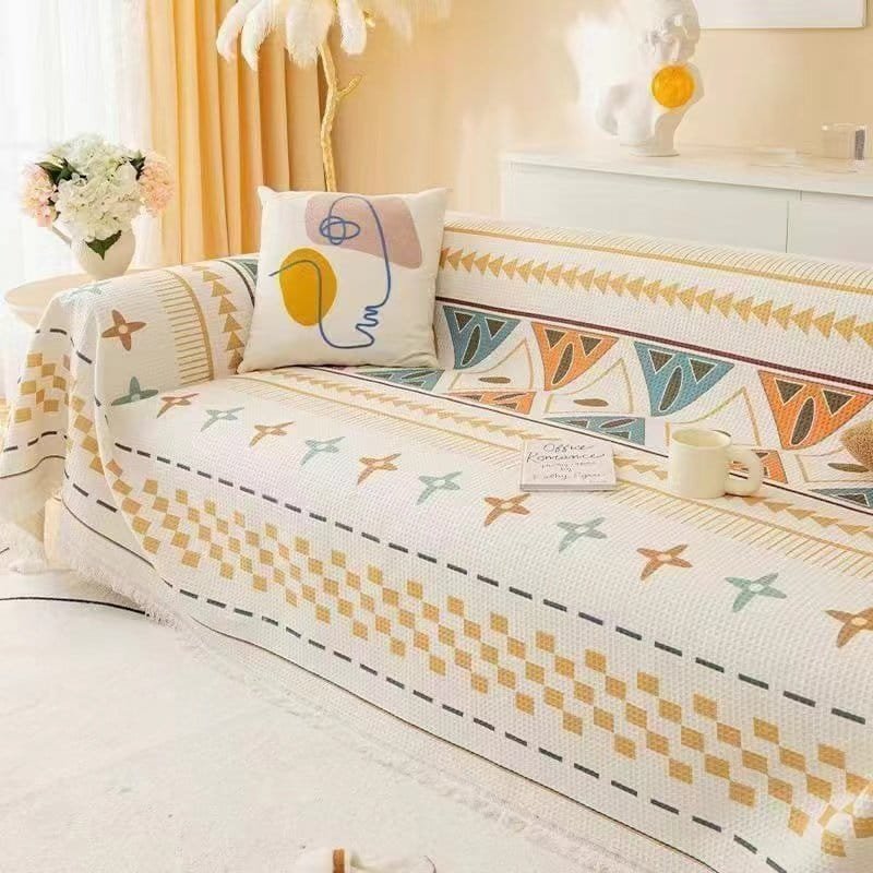 雪尼尔四季通用沙发罩