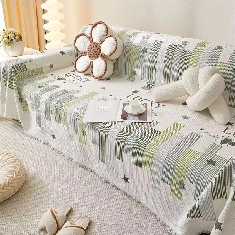 雪尼尔四季通用沙发罩