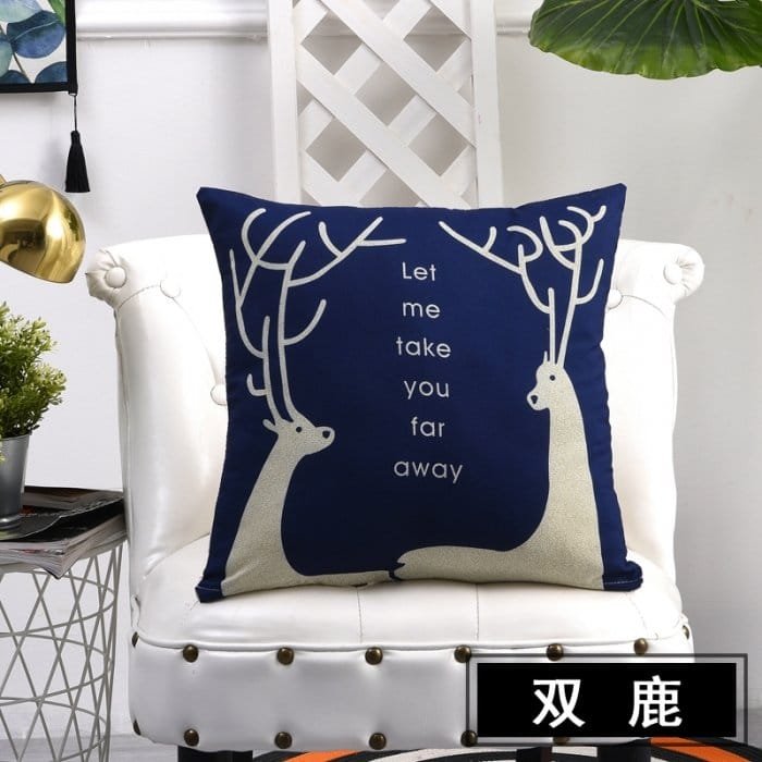 卡通短毛绒磨毛抱枕