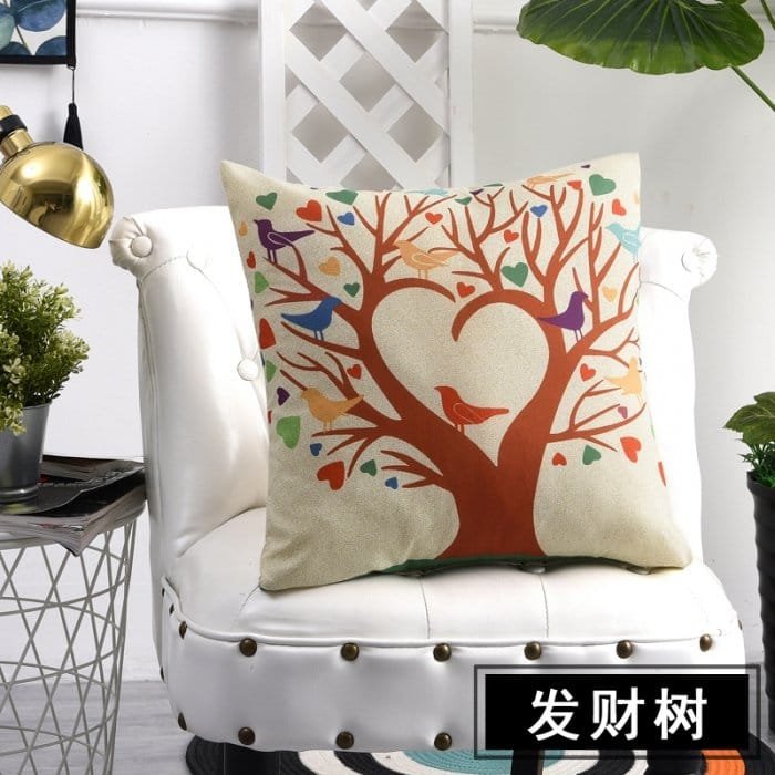 卡通短毛绒磨毛抱枕