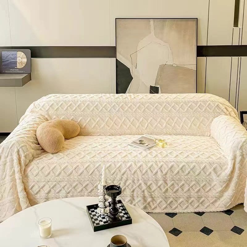 毛毛雨防猫抓沙发盖布