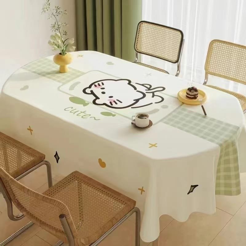 pvc桌布防水防烫轻奢新款