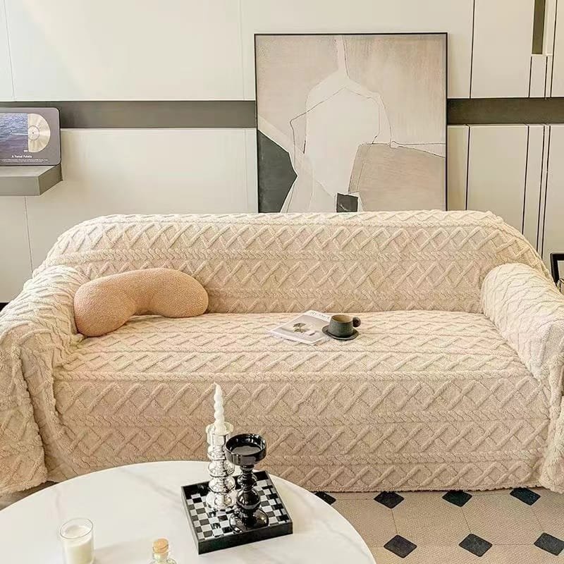 毛毛雨防猫抓沙发盖布