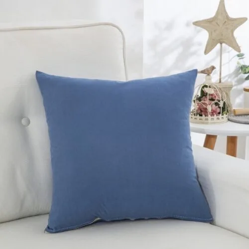 纯色抱枕沙发客厅靠垫素色双面