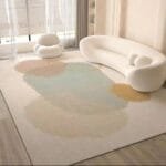 奶油风茶几毯沙发地垫