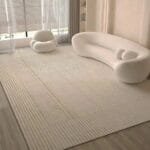 奶油风茶几毯沙发地垫