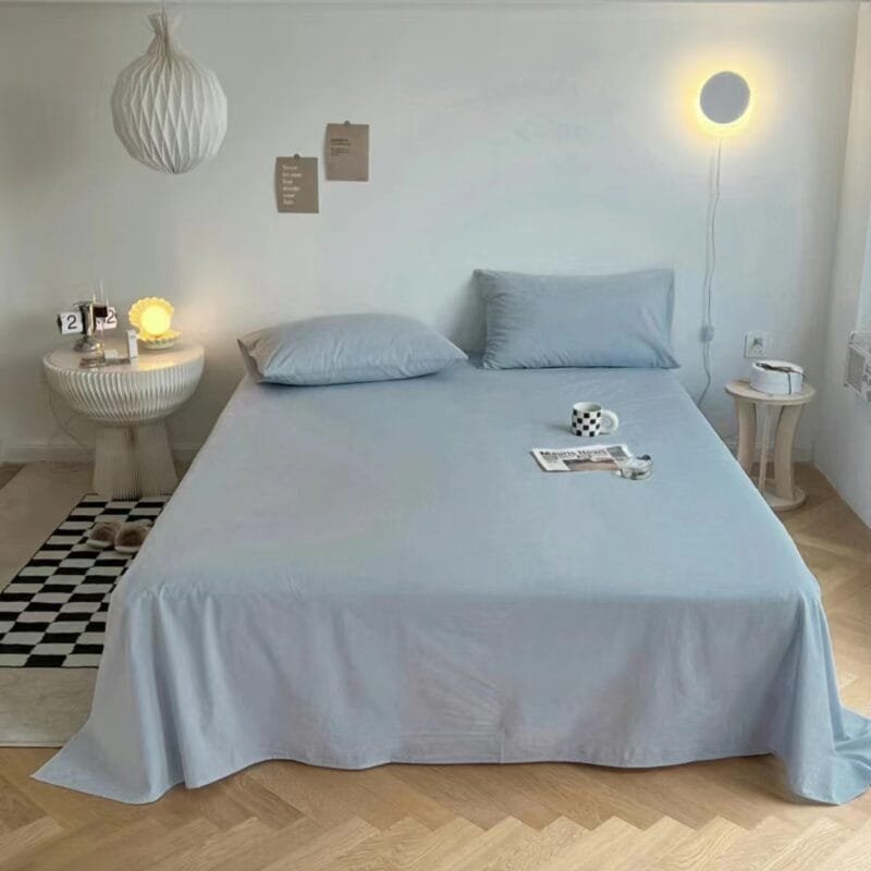 ins风纯色床单更新版