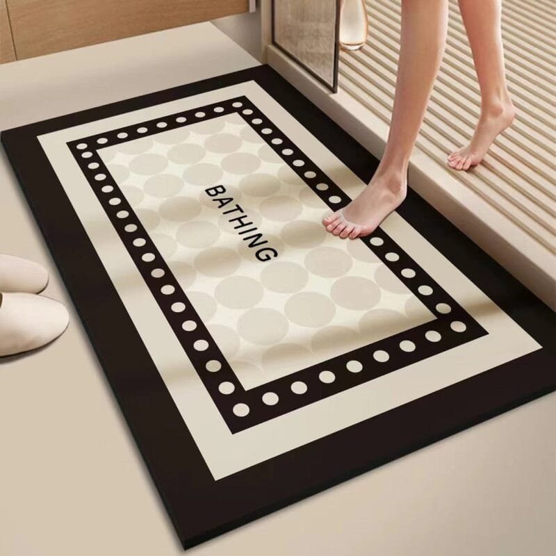 轻奢风进门地垫浴室防滑脚垫